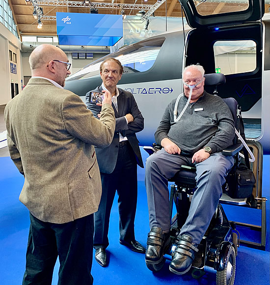 Using AERO Aerofriedrichshafen as a natural gathering point for disabled aviators from the UK, Germany, France, Spain and Norway, was very effective. Being able to come together through aviation and share experiences was extremely valuable, highlighted Mike.