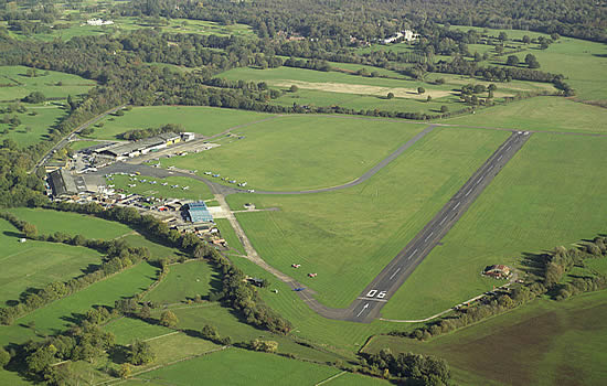 Fairoaks Airport, Surrey - one of the most popular GA and business airfields in the UK.