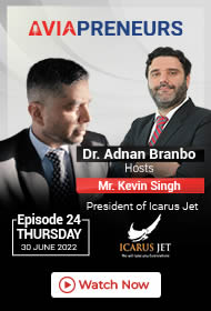 Dr Adnan Branbo in conversation with Kevin Singh, President of Icarus Jet.