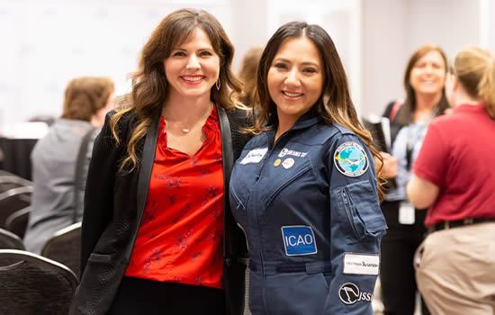 Ashley Bowen Cook with Shaesta Waiz