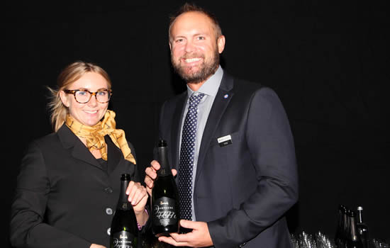 Sinead Payton, Harrods Aviation Operations Training Officer, with Will Holroyd, Sales & Marketing Director.