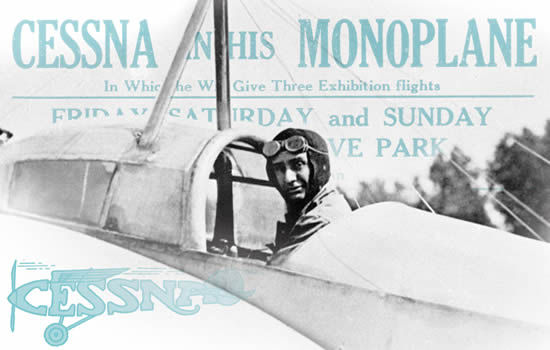 Clyde Cessna became the first pilot to fly over Wichita in 1913.