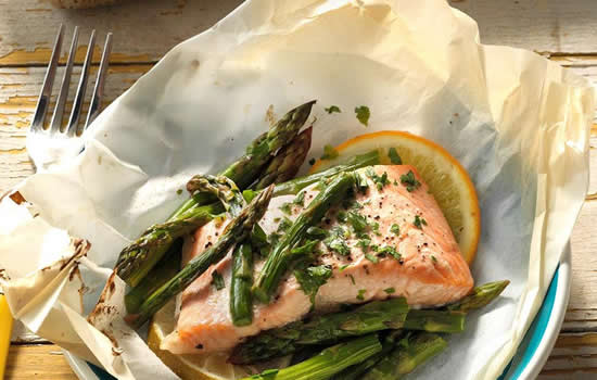 Salmon en Papillote