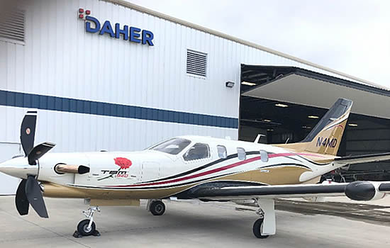 Daher's finishing touch on the 300th TBM 900-series