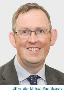 UK Aviation  Minister, Paul Maynard.