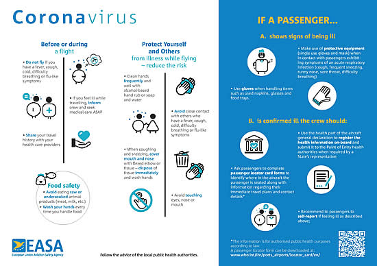 Coronavirus outbreak: EBAA updated advice for operators