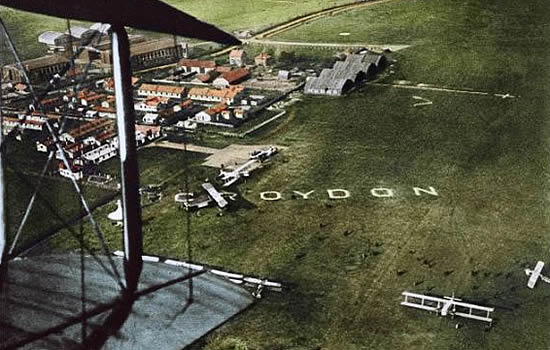 Croydon Airport from the air in 1925