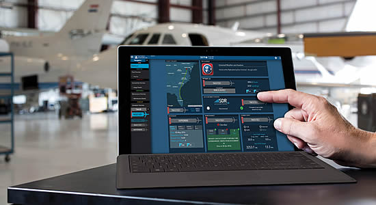 SD Pro lets you view and manage flight logs, performance data, scheduling, trip planning, maintenance information, operating history, and more