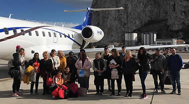 British nursing team delivered to Gibraltar by ACE ERJ