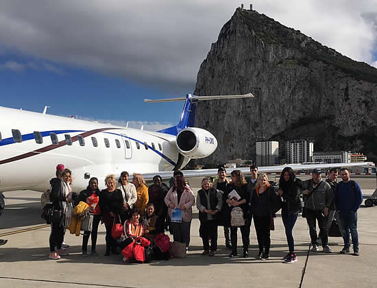 British nursing team delivered to Gibraltar by ACE ERJ