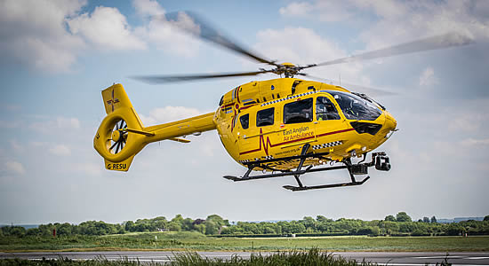 Anglia One, H145 G-RESU, based at Norwich Airport