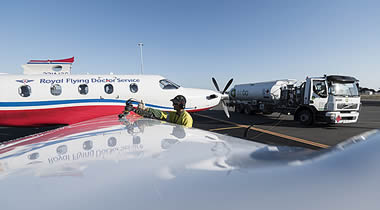 Providing fuelling services to the Australian Royal Flying Doctor Service