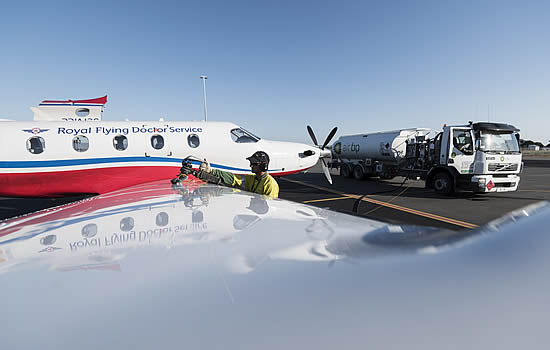 Providine fuelling services to the Australian Royal Flying Doctor Service