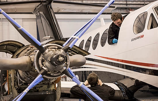 Gama Aviation’s SAS contract has created several new jobs for pilots and engineers.