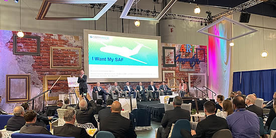 Every year, NBAA-BACE hosts an Innovation Zone. Create your own with a livestream product launch or announcement.