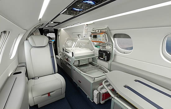 Phenom 300MED - a unique light jet Medevac solution