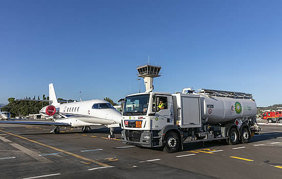 Air bp at Cannes Mandelieu Airport