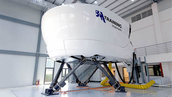 Airbus A320 full flight simulator