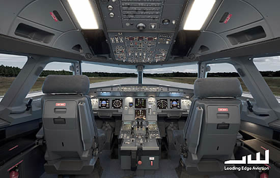 Delivery of the A320 sim is due in early October.