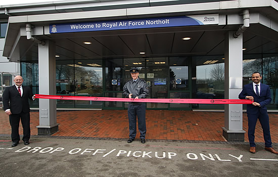 Universal Aviation ribbon cutting at Northolt