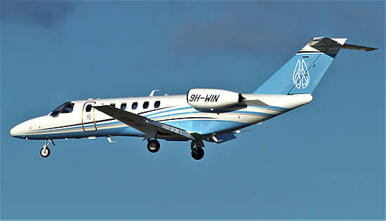 Air Charter Scotland Europe Citation CJ3