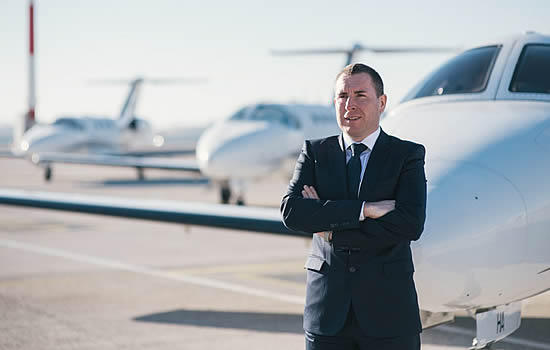 GlobeAir CEO Bernhard Fragner.