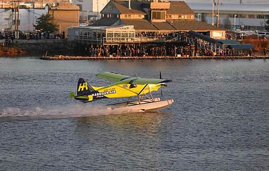 The inaugural flight of the Harbour Air eBeaver on December 10th 2019 took place on the Fraser River at Harbour Air Seaplanes terminal in Richmond (YVR South), Vancouver.
