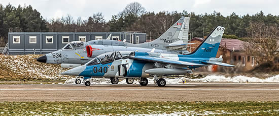 Top Aces’ Douglas A-4 Skyhawk and Dassault/Dornier Alpha Jet train the next generation of fighter pilots in Germany by simulating enemy forces.