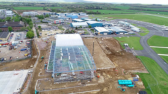 Hangar 15 at London Oxford Airport.