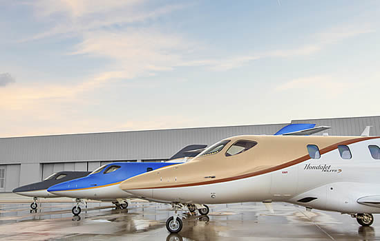 HondaJet Elite S signature colours.