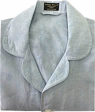 3.Emma Willis Gesso Sky Linen Pyjamas