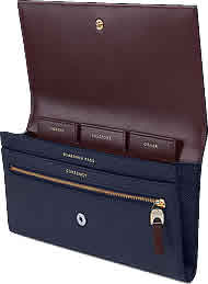 9.Smythson Panama Marshall Travel Wallet