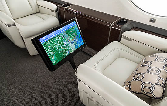 Gulfstream exceeds 500 in-flight connectivity service installations