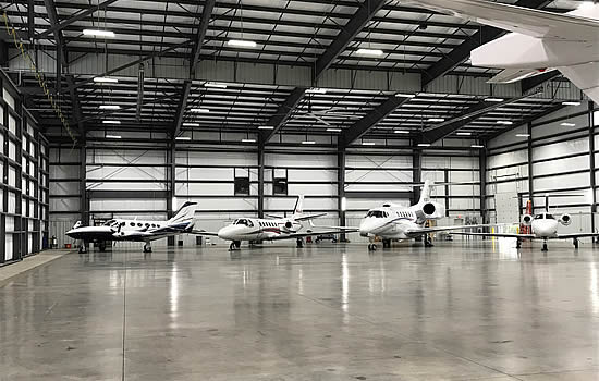 Baker Aviation Hangar at KFTW.