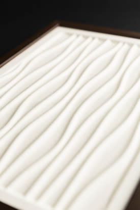 Pure Metal Finish and Fresco Décor enhance interior design options.