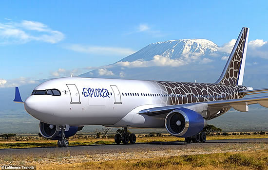 EXPLORER is a dramatically refurbished wide-bodied Airbus A330 - costing £325million.