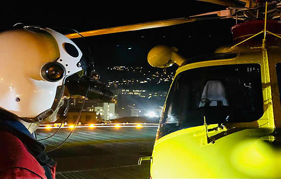 Babcock night flights keep Italian communities safe