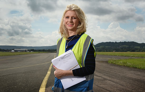 Gloucestershire Airport MD, Karen Taylor.
