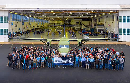 Textron Aviation rolls out its new Cessna SkyCourier