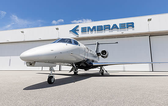 Embraer delivered 56 Phenom 300 series light jets in 2021