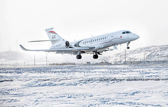 Dassault Falcon 6X successfully completes cold soak trials