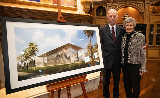 Cici and Hyatt Brown. Photo: David Massey, Embry-Riddle.