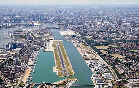 London City Airport.
