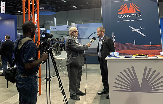 Samantha Stinson, Greteman Group brand manager, helped generate tremendous press for Vantis at the show. Her onsite media support helped her connect with (okay chase down) reporters and coordinate last-minute interviews.