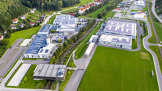 A River Runs Through It. F/LIST's HQ at Thomasberg, Austria, is cooled by river water..