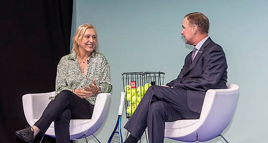 Interviewed by NBAA President & CEO, Ed Bolen, Martina recollected going solo for the first time