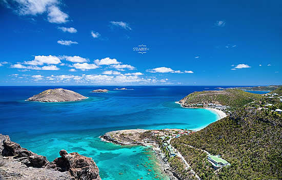 Flamards Beach in St Barth’s is the largest on the Island with its fine white sand