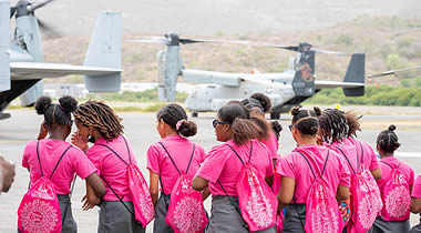 Girls in Aviation Day launches in St Martin