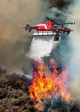 Speeder in forest firefighting role.