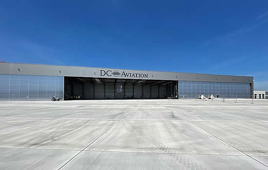 DC Aviation's spacious new hangar at Munich / Oberpfaffenhofen Airport